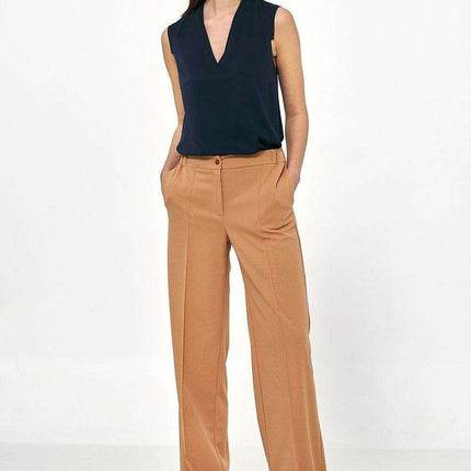 Sophisticated Sleeveless Viscose Blouse For Elegance - Très Elite