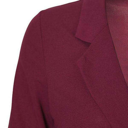 Sophisticated Slim-Fit Suit Dress for Women with Chic Lapel Detail - Très Elite