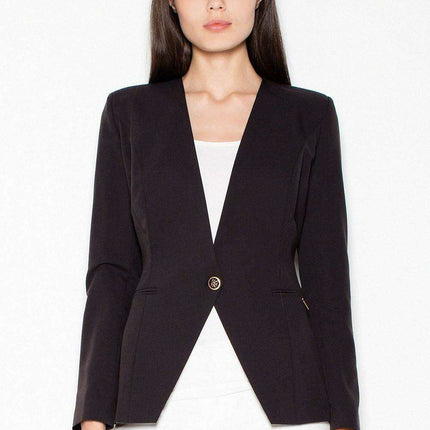 Sophisticated Style Redefined: Venaton Slim-Fit Button-Up Blazer - Très Elite