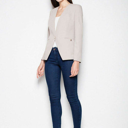 Sophisticated Style Redefined: Venaton Slim-Fit Button-Up Blazer - Très Elite