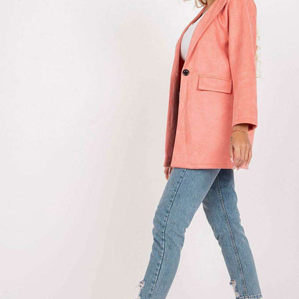 Sophisticated Suede Zip Jacket From Chic Italy Moda - Très Elite