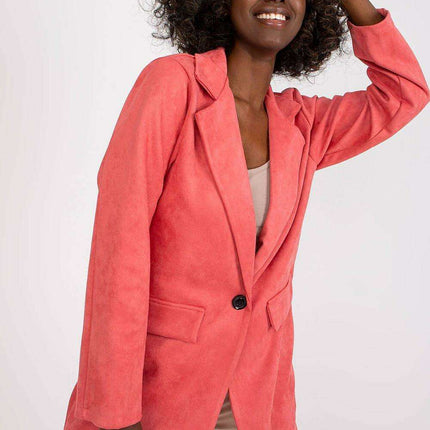 Sophisticated Suede Zip Jacket From Chic Italy Moda - Très Elite