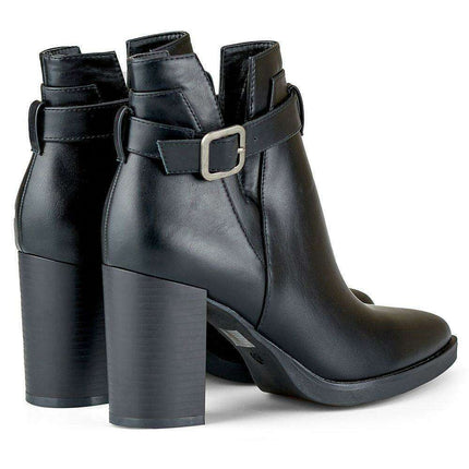 Sophisticated Sustainable Heeled Ankle Boots - Très Elite