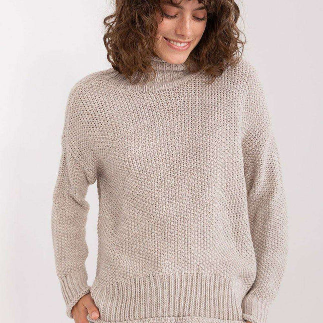 Sophisticated Turtleneck Knit Jumper