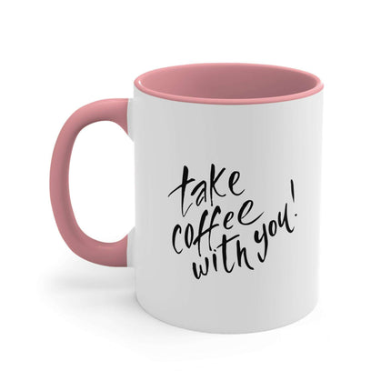 Sophisticated Two-Tone 11oz Custom Accent Coffee Mug for Elegant Mornings - Très Elite