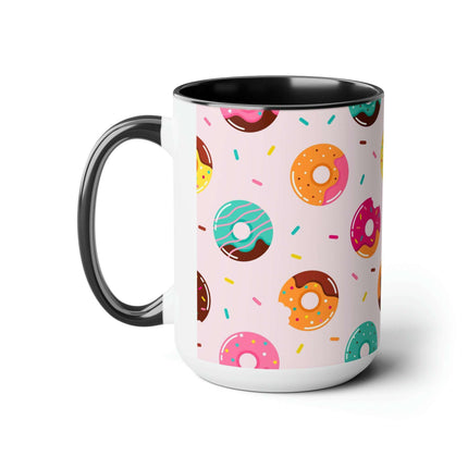Sophisticated Two-Tone Ceramic Mug Collection - 15oz by Maison d'Elite - Très Elite