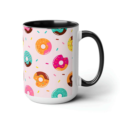 Sophisticated Two-Tone Ceramic Mug Collection - 15oz by Maison d'Elite - Très Elite