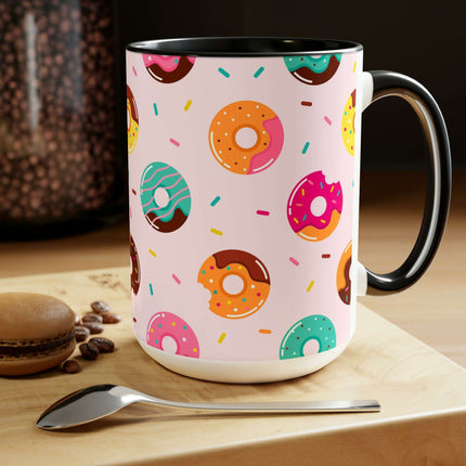 Sophisticated Two-Tone Ceramic Mug Collection - 15oz by Maison d'Elite - Très Elite