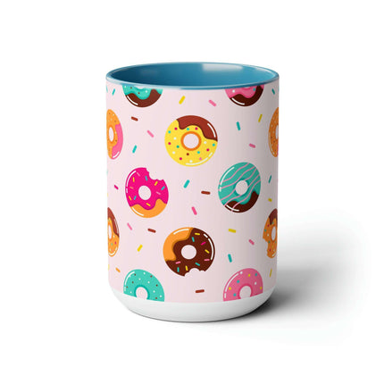 Sophisticated Two-Tone Ceramic Mug Collection - 15oz by Maison d'Elite - Très Elite