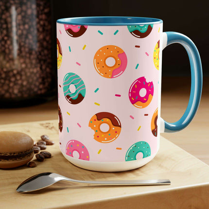 Sophisticated Two-Tone Ceramic Mug Collection - 15oz by Maison d'Elite - Très Elite
