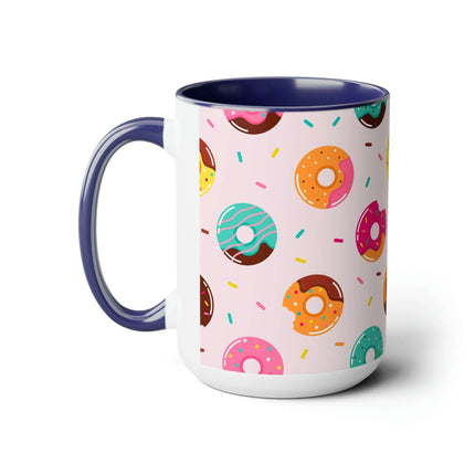 Sophisticated Two-Tone Ceramic Mug Collection - 15oz by Maison d'Elite - Très Elite