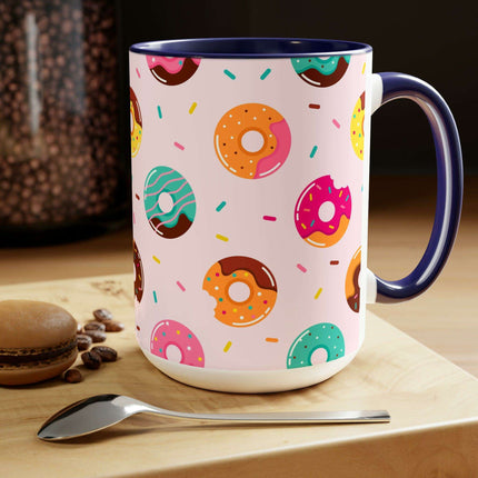 Sophisticated Two-Tone Ceramic Mug Collection - 15oz by Maison d'Elite - Très Elite