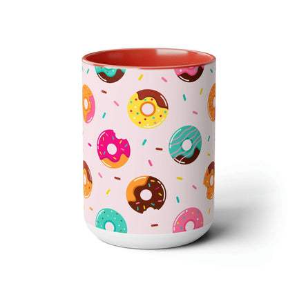 Sophisticated Two-Tone Ceramic Mug Collection - 15oz by Maison d'Elite - Très Elite