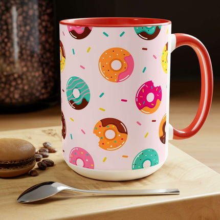 Sophisticated Two-Tone Ceramic Mug Collection - 15oz by Maison d'Elite - Très Elite