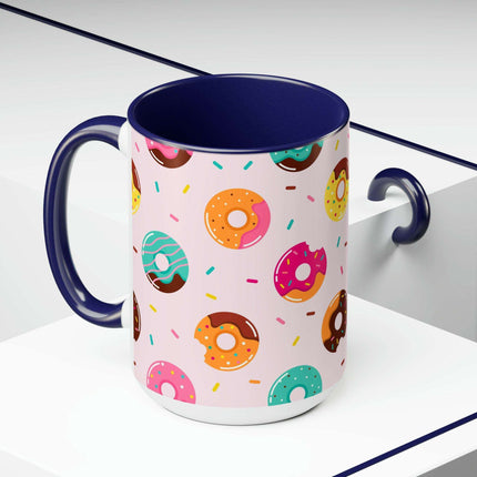Sophisticated Two-Tone Ceramic Mug Collection - 15oz by Maison d'Elite - Très Elite
