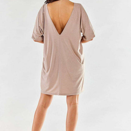 Sophisticated V-Neck A-Line Evening Gown - Très Elite
