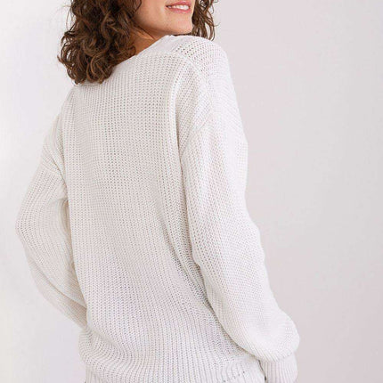 Sophisticated V-Neck Knit Pullover