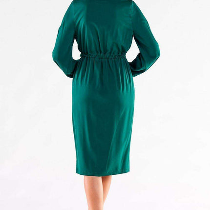 Sophisticated V-Neck Long-Sleeve Gala Dress - Très Elite