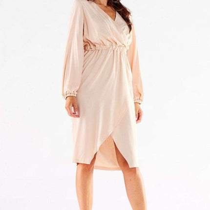 Sophisticated V-Neck Long-Sleeve Gala Dress - Très Elite