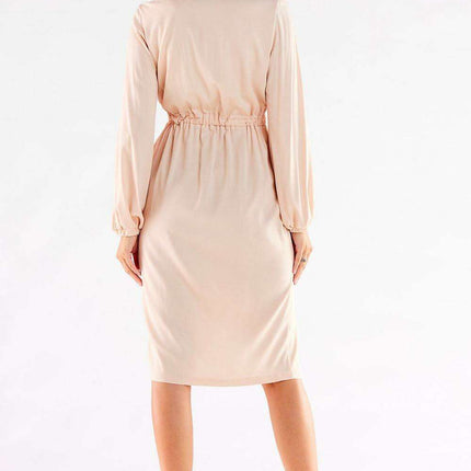 Sophisticated V-Neck Long-Sleeve Gala Dress - Très Elite