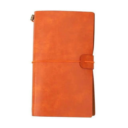 Sophisticated Vintage Leather Writing Journal for Elegant Notetaking - Très Elite