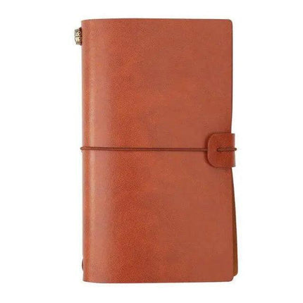 Sophisticated Vintage Leather Writing Journal for Elegant Notetaking - Très Elite