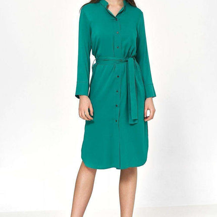 Sophisticated Viscose Midi Dress For Modern Women Online - Très Elite