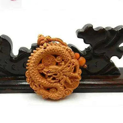 Sophisticated Wooden Keychain Set of the 12 Chinese Zodiac Signs