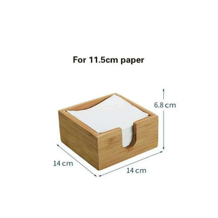 Sophisticated Wooden Tissue Holder Ensemble: Upgrade Your Dining Atmosphere..