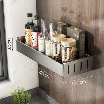 Space-Saving Aluminum Kitchen Shelf System - Très Elite