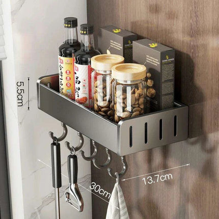 Space-Saving Aluminum Kitchen Shelf System - Très Elite