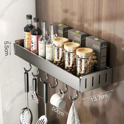 Space-Saving Aluminum Kitchen Shelf System - Très Elite