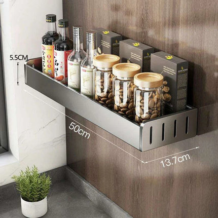Space-Saving Aluminum Kitchen Shelf System - Très Elite