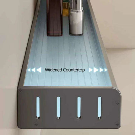 Space-Saving Aluminum Kitchen Shelf System - Très Elite