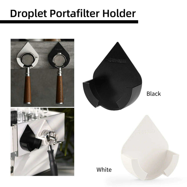 Space-Saving Wall-Mounted Coffee Filter Organizer for Various Portafilter Sizes