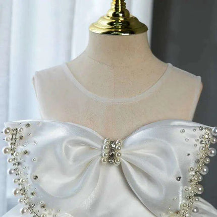 Spanish Floral Pearl-Embellished Baby Lolita Ball Gown - Très Elite