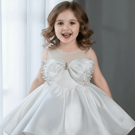 Spanish Floral Pearl-Embellished Baby Lolita Ball Gown - Très Elite