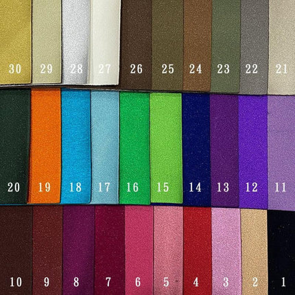 Sparkling Faux Leather Glitter Craft Sheets for Imaginative Creations - Très Elite