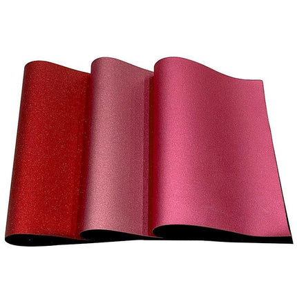 Sparkling Faux Leather Glitter Craft Sheets for Imaginative Creations - Très Elite