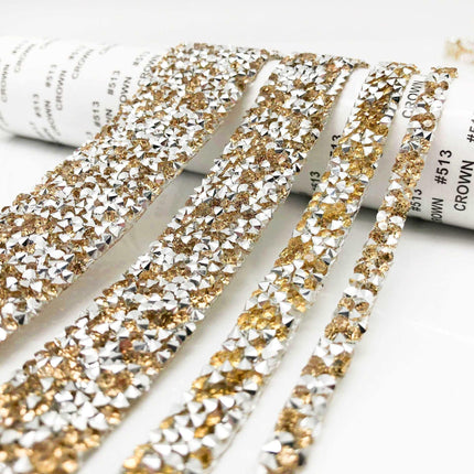 Sparkling Rhinestone Trim Kit for Creative Crafting - 1 Yard of Glamorous Elegance- Très Elite- Très Elite