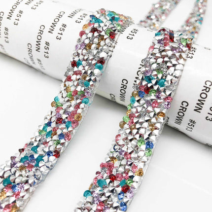 Sparkling Rhinestone Trim Kit for Creative Crafting - 1 Yard of Glamorous Elegance- Très Elite- Très Elite