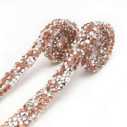 Sparkling Rhinestone Trim Kit for Creative Crafting - 1 Yard of Glamorous Elegance- Très Elite- Très Elite