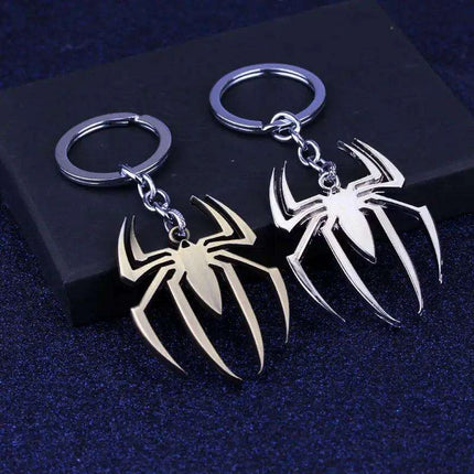 Spiderman Emblem Keychain - Stylish Spider Keyring for Marvel Enthusiasts - Très Elite