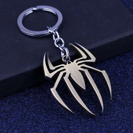 Spiderman Emblem Keychain - Stylish Spider Keyring for Marvel Enthusiasts - Très Elite