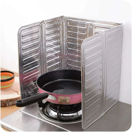 SplatterGuard Elite - Adjustable Aluminum Foil Grease Shield - Très Elite