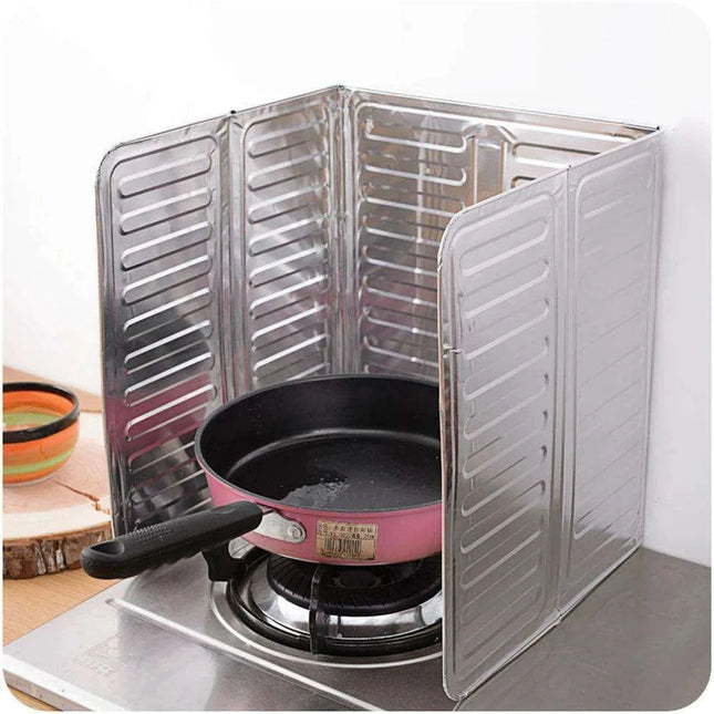 SplatterGuard Elite - Adjustable Aluminum Foil Grease Shield - Très Elite
