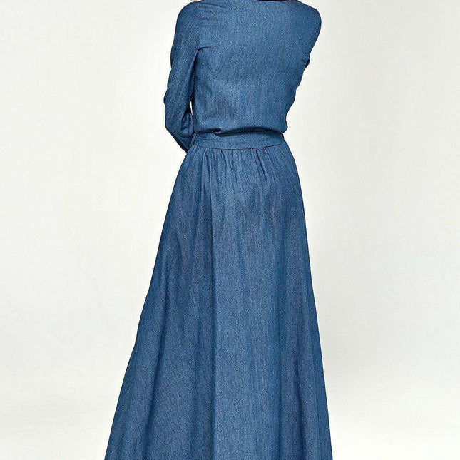 Spring Bloom Maxi Shirt Dress For Women Casual Chic