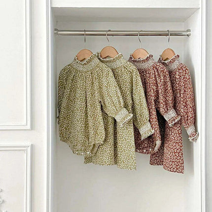 Spring Sister Matching Outfits: Adorable Dresses and Baby Rompers for Girls - Très Elite