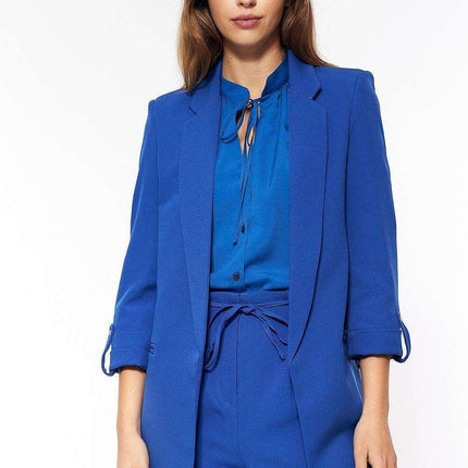 Springtime Chic Blushing Pink Oversized Spring Jacket - Très Elite