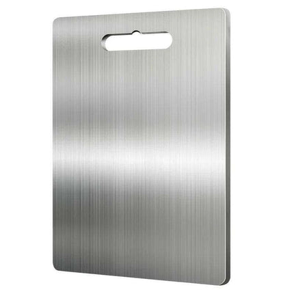 Stainless Steel Antibacterial Chopping Board Set with Complimentary Rolling Pin - Très Elite
